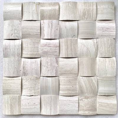 3d立体圆弧马赛克异形瓷砖六角砖大理石砖tile室内背景墙砖