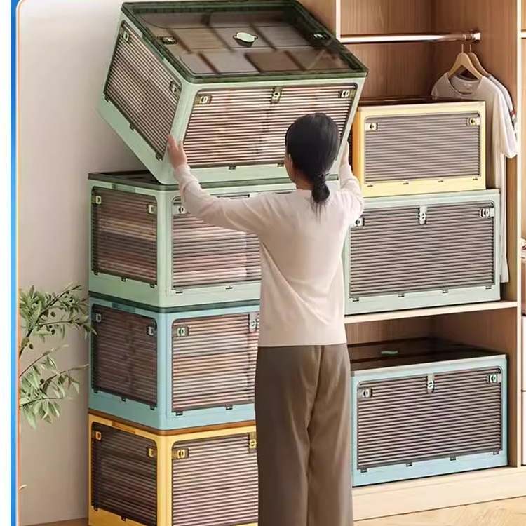 日本品质收纳箱透明折叠储物箱