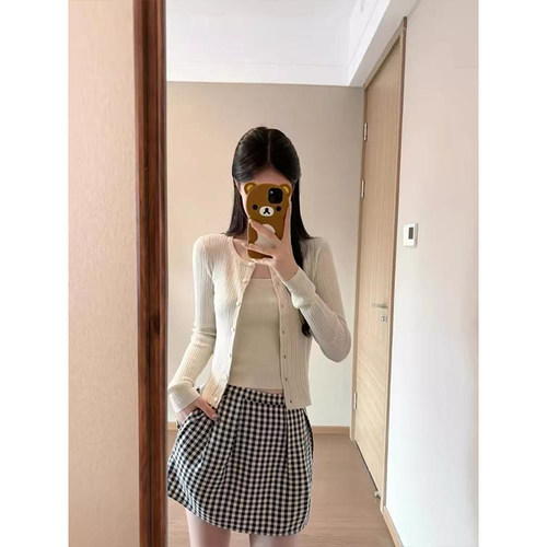 防走光内村花苞半身裙a字短裙子
