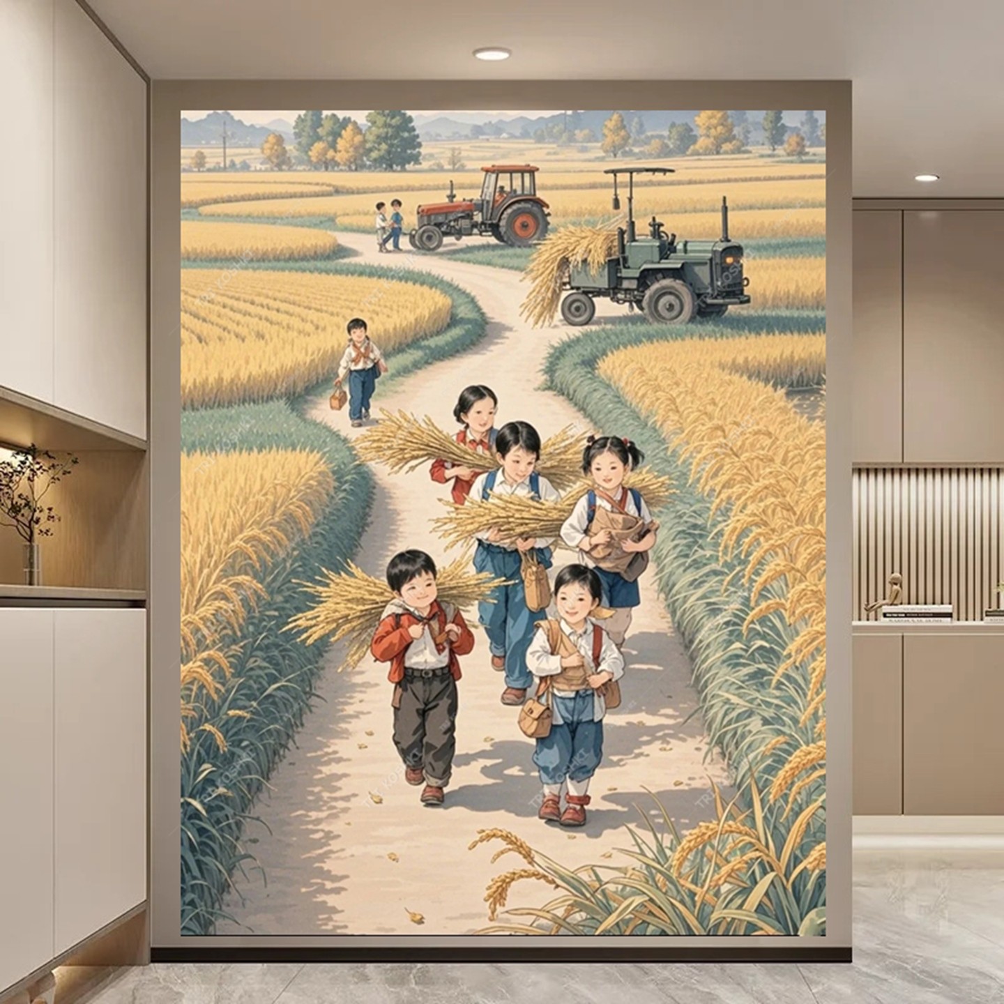 怀旧复古金秋童年回忆贴画