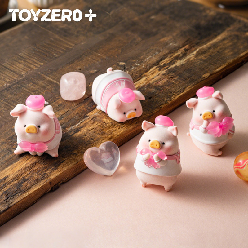 零加TOYZERO罐头猪LuLu花见花开系列盲盒玩具公仔玩偶卡通摆件