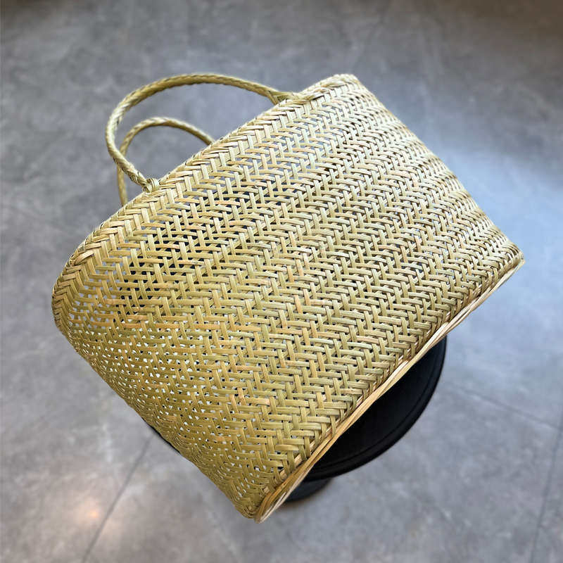 竹编小竹篮买菜篮鸡蛋手提篮子购物篮菜筐厨房收纳篮水果采摘篮,收纳整理,购物篮,淘宝优惠券,粉丝福利购,淘宝优惠卷