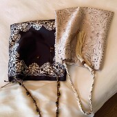 繁花胶片丝中托特包包女式 Chio 2nd 小众腋下手提包大容量单肩包