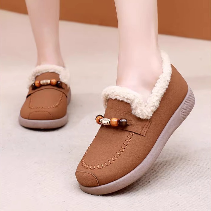 老北京棉鞋冬季新款加绒加厚防滑