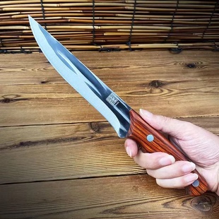 龙泉剔肉刀手工锻打剔肉刀手切羊肉剃骨刀扒皮分肉吃肉剔骨专用刀