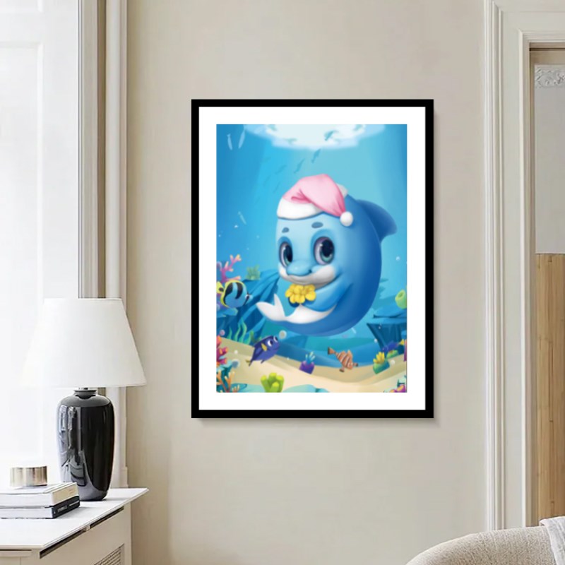 可爱卡通儿童挂画客厅沙发背景墙壁画卧室宿舍玄关桌面装饰画摆件