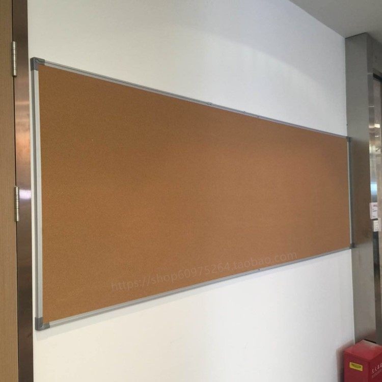 铝框大号软木板留言板120*150CM告示板 照片墙宣传栏 背景墙 图钉