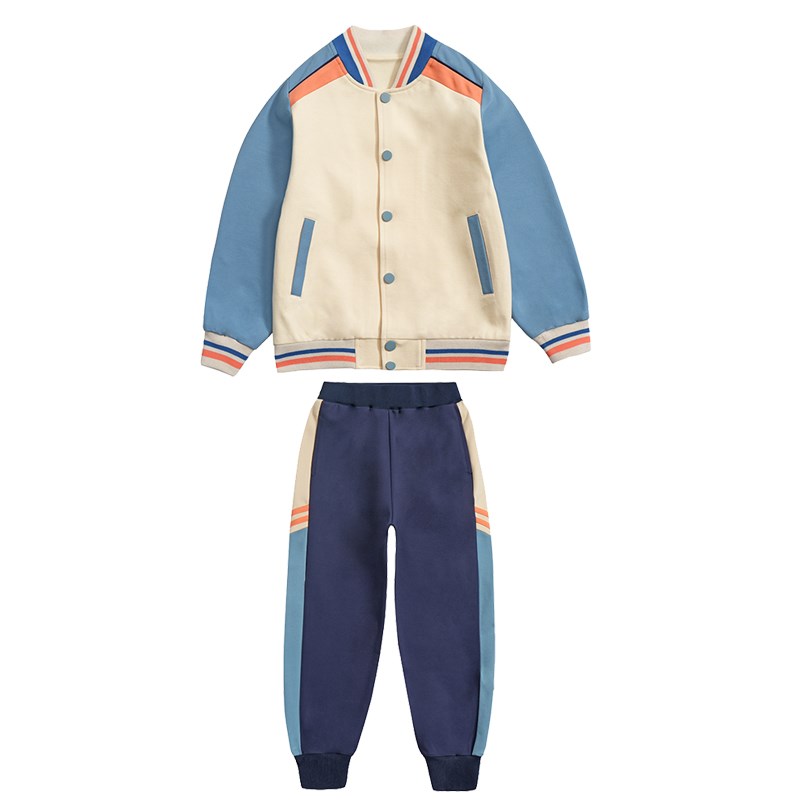 英伦风小学生校服春秋装三件套蓝色儿童运动会班服夏季幼儿园园服