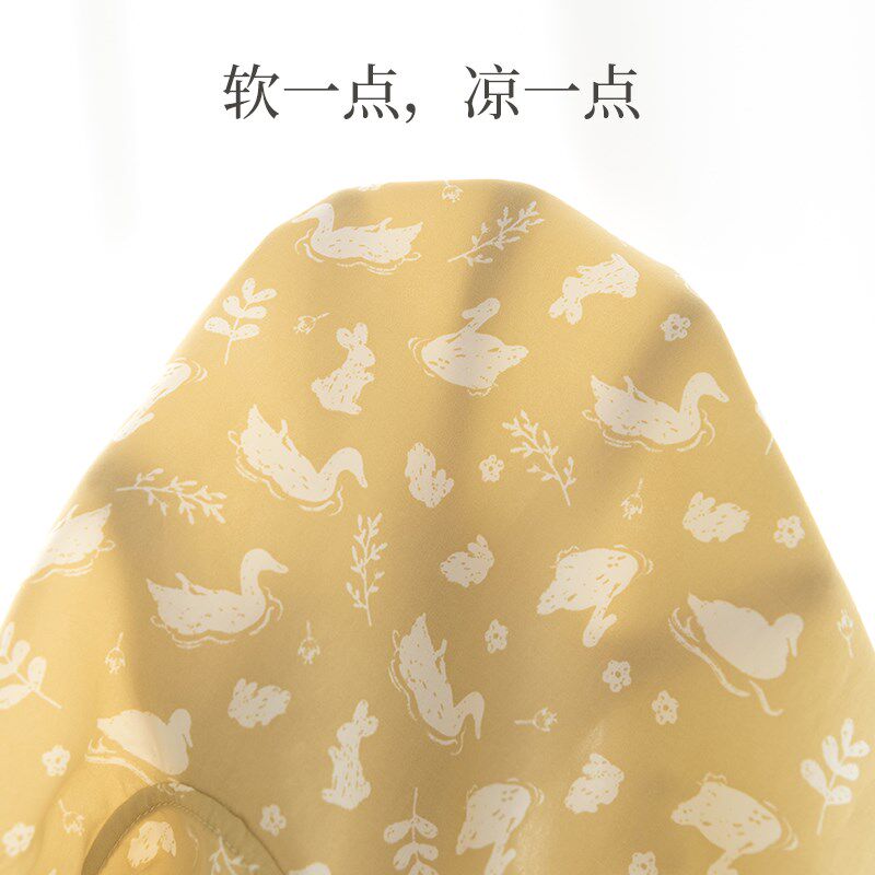 乖奇熊女宝后开筒三角包屁衣夏季薄款婴儿无袖连体衣中式外出哈衣