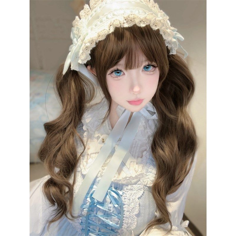 七美假发【绵绵茶】网红大波浪lolita卷发全头套日常可爱甜美假发,美发护发/假发,日常整顶假发,淘宝优惠券,粉丝福利购,淘宝优惠卷