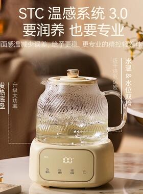 KN康宁养生壶1.2L玻璃花茶壶2026年新P款炖煮一体小型煮茶器
