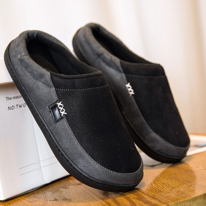 冬季棉拖鞋男士特大码47室内保暖49家居家用50防滑冬天棉托鞋男款