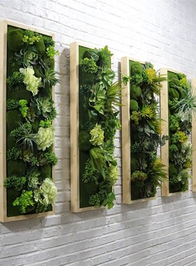 壁挂仿真植物墙面l装饰田园绿植走廊楼梯过道背景墙客厅餐厅植物