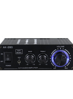 2.0声道 h40W大功率家用车载迷你小功放AK-280