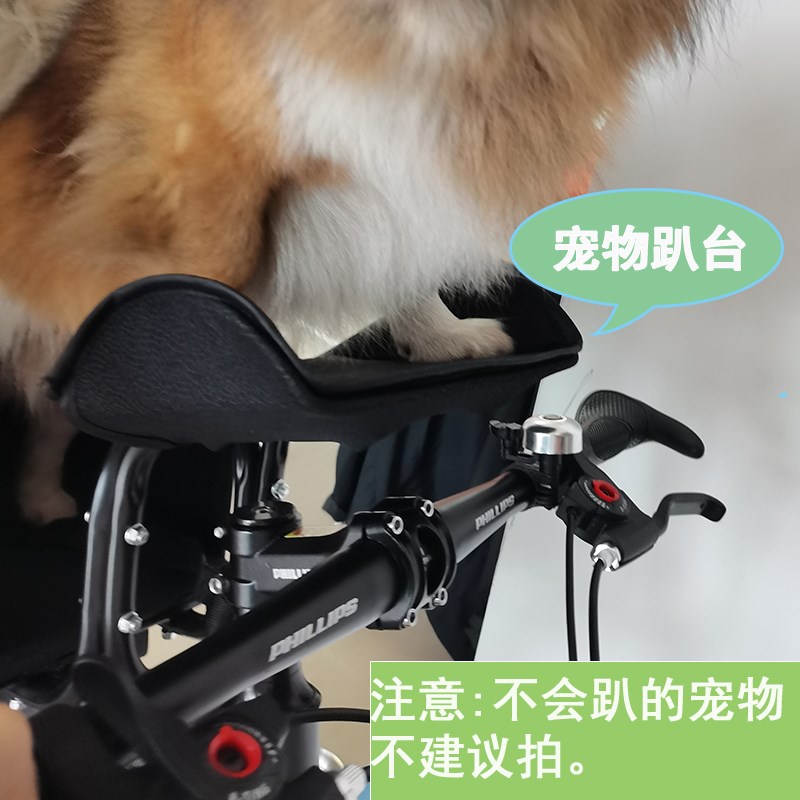 自行车宠物框趴台大龄宠物公路车带狗猫车筐快拆单车前置兜风座椅