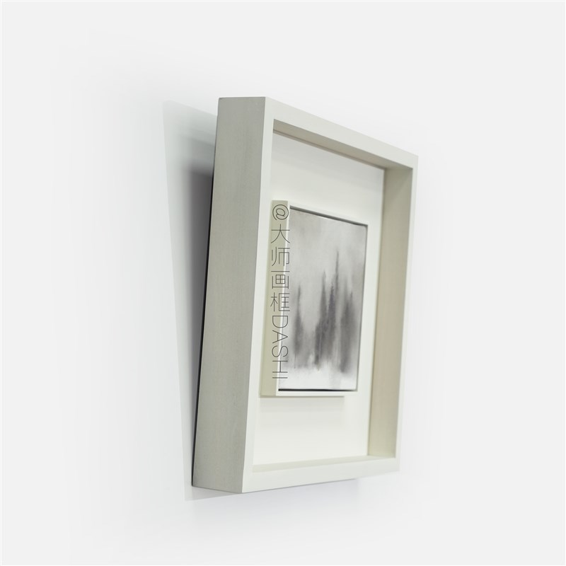 定制现代悬浮手工实木画框油画框外框装裱挂墙装饰拼图摄影相框