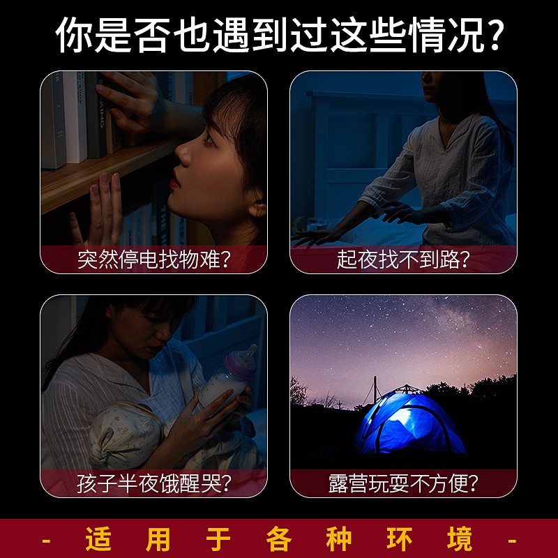 LED充电灯泡应急照明灯家用式节能停电神器夜市摆摊地摊超亮