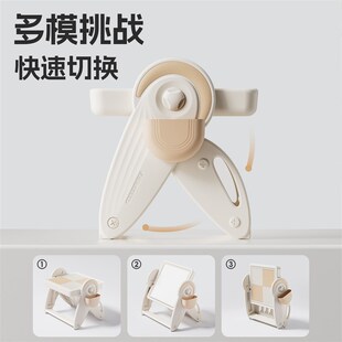 巧樂熊兒童多功能積木桌大顆粒拼圖畫板游戲桌男孩女孩益智玩具桌