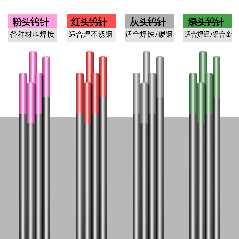氩弧焊钨针1.6 2.0 2.4 3.2氩弧焊机北坞钨极乌针棒点焊针钨极针