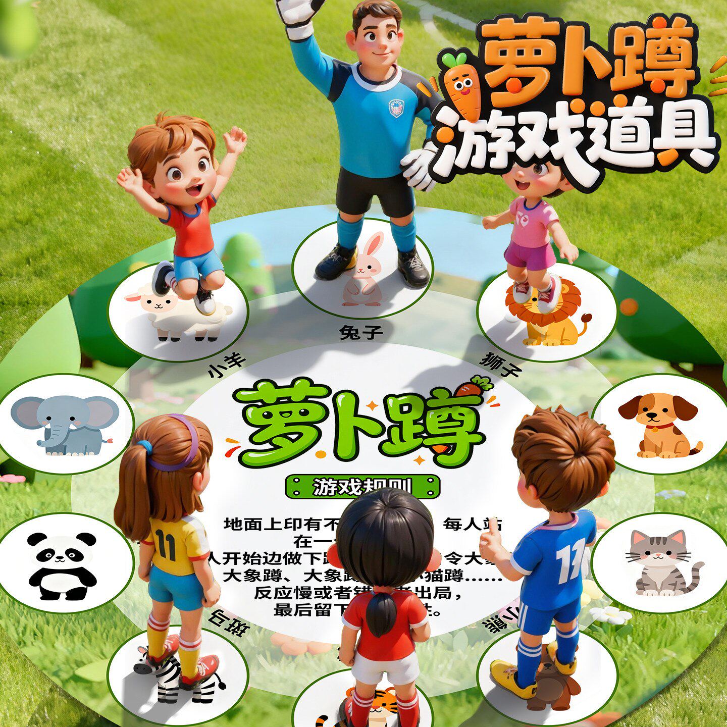萝卜蹲小学生公司年会趣