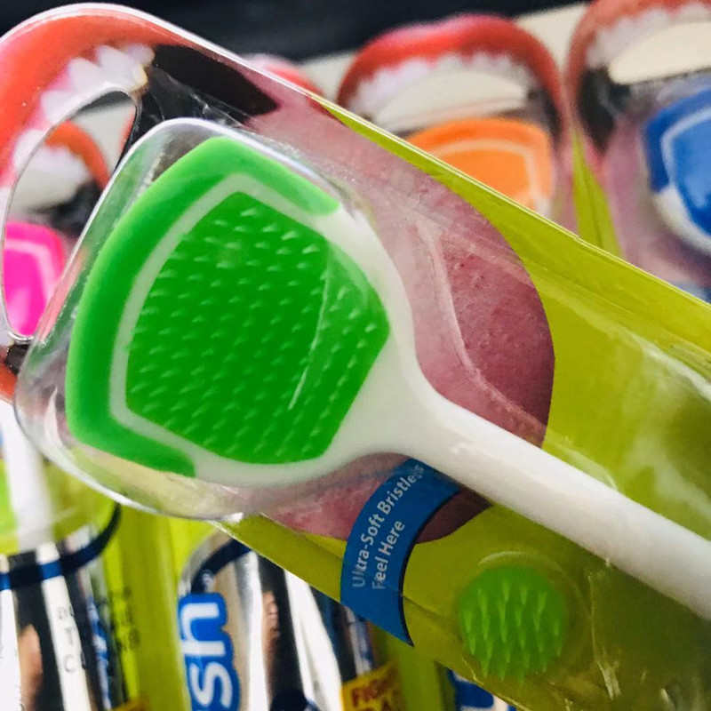 德泰克DenTek硅胶舌苔清洁器刮舌器牙苔刷板除口臭口气舌刷包邮