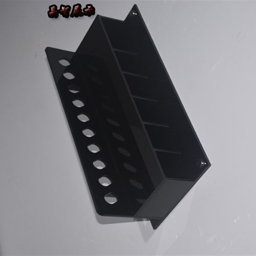 定制黑色美容美发理发店电推剪推子架宠物店剪刀挂墙收纳工具架