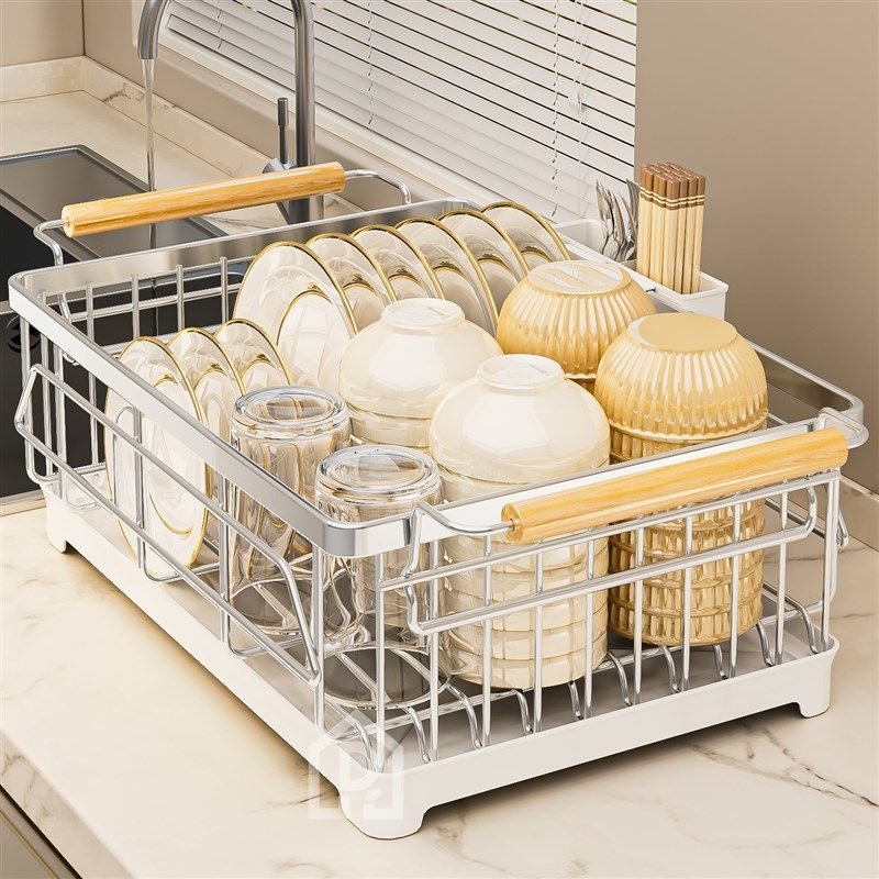 304不锈钢碗碟收纳架厨房置物架放碗盘碗筷餐具收纳盒沥水篮碗架,收纳整理,整理架/置物架/收纳架,淘宝优惠券,粉丝福利购,淘宝优惠卷