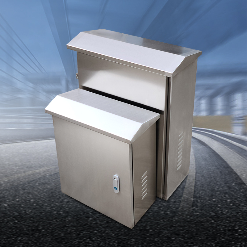 不锈钢户外配电箱户外控制箱监控箱网络机柜网络控制柜防水配电箱