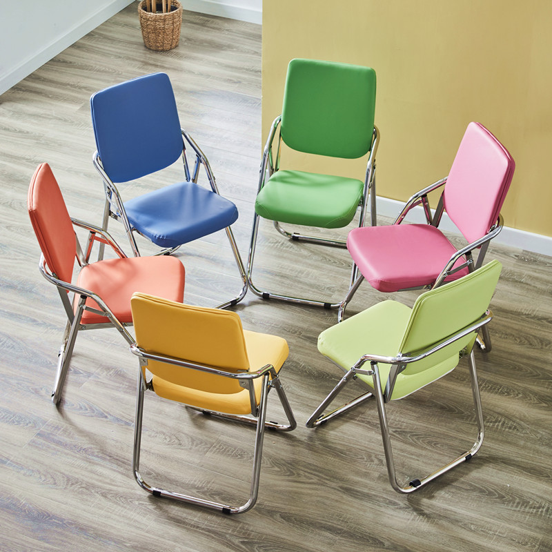 折叠椅子家用靠背椅电脑椅办公椅职员椅会议椅培训椅休闲靠椅凳子