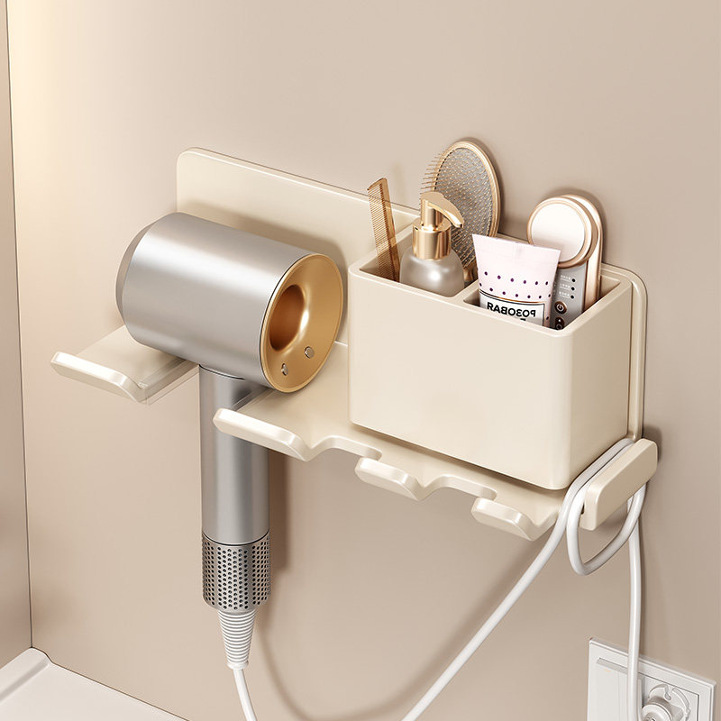 吹风机置物架卫生间壁挂式电吹风支架浴室风筒收纳架子挂架奶油风,家庭/个人清洁工具,吹风机置物架,淘宝优惠券,粉丝福利购,淘宝优惠卷