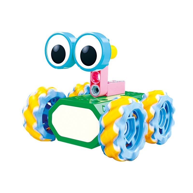 儿童益智拼装模型编程科教大颗粒积木机械齿轮电动遥控玩具机器人,玩具/童车/益智/积木/模型,普通塑料积木,淘宝优惠券,粉丝福利购,淘宝优惠卷