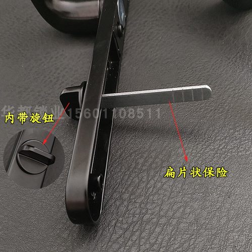 8530断桥铝门插芯式执手门锁 过道通道门无锁芯孔带反锁平开门锁