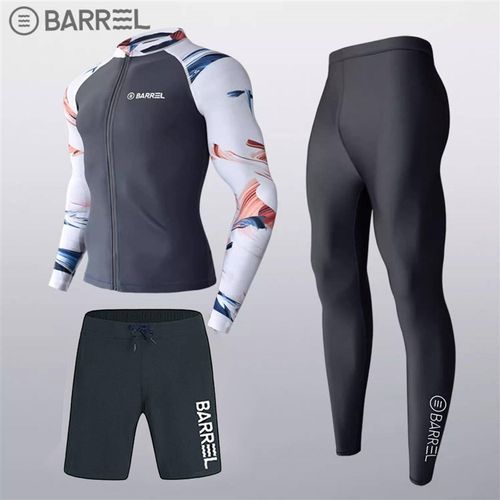 新品男士泳衣全身防晒冲浪服男分体水母衣浮潜韩国潜水服长袖长裤