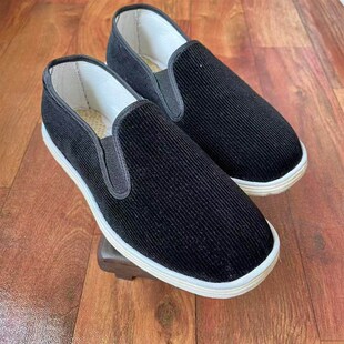 纯手工老北京手纳麻绳千层底春夏季男F女士传统透气农村布鞋灯芯