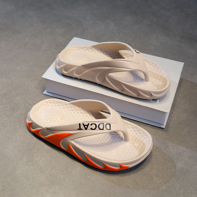 青少年大码拖鞋男夏季防滑软底亲子凉拖夹脚沙滩外穿男童人字拖潮