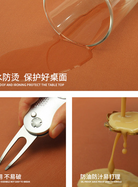网红桌布pvc皮革书桌垫餐桌垫防水防油电脑桌垫茶几高级桌面枱垫