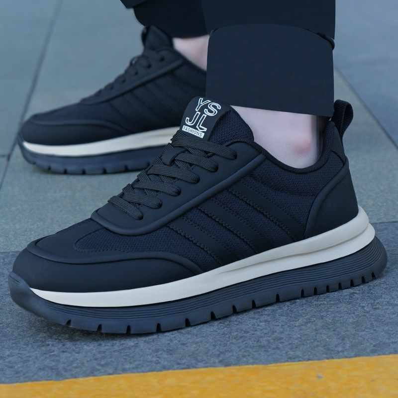 男鞋冬季2024新款潮流男士运动鞋网面透气休闲软底防臭鞋子男春季