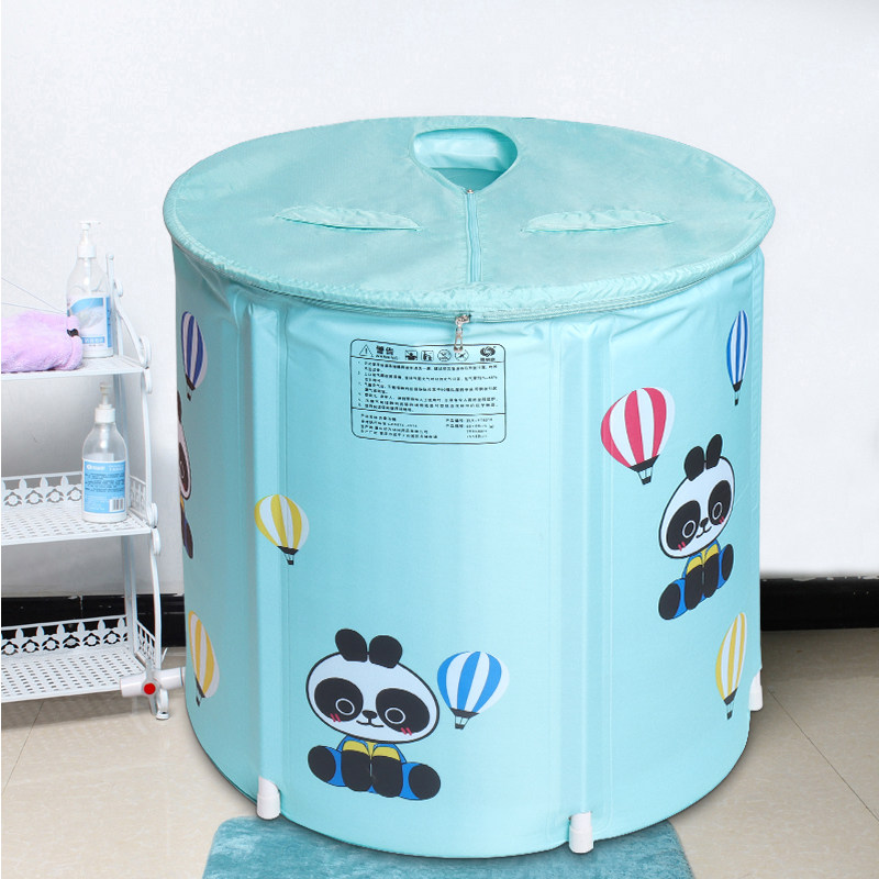 澡盆泡澡桶大人保温折叠浴桶全身加厚汗蒸泡澡两用成人洗澡桶家用