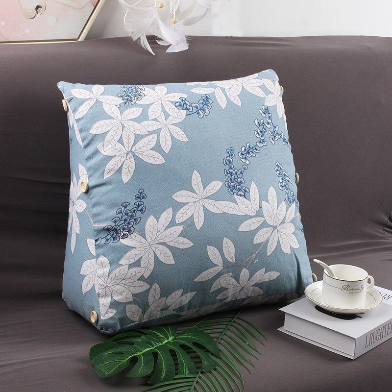 莫莎三角靠垫床头靠枕多功能腰靠办公室靠垫腰靠护腰枕汽车靠垫