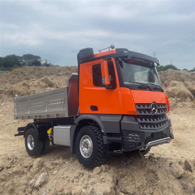 卡勃力特K5701 1:14遥控4X4丝杆自卸泥头车RC模型工程车到手玩