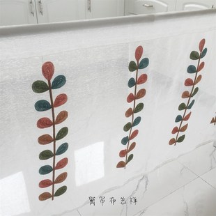 咖啡帘短帘门帘布艺纱帘半帘蕾丝田园飘窗帘窗纱厨房店面隔断 欧式