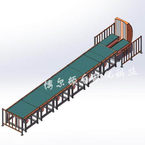 厂家工业栈板输送翻转机90度物料在线自动滚筒式翻转机在线翻向机