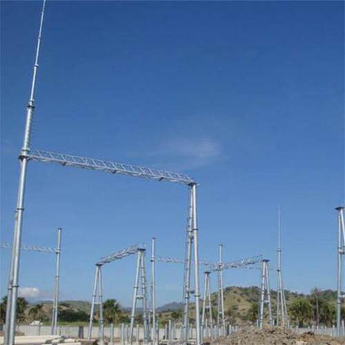 万国源头厂家供应 主变进线架构 电网架构 发电厂架构 母线桥支架