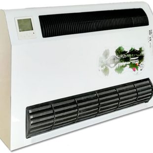 明装 煤改电立式 风机盘管智能家用水空调壁挂吹风暖气片散热器超薄
