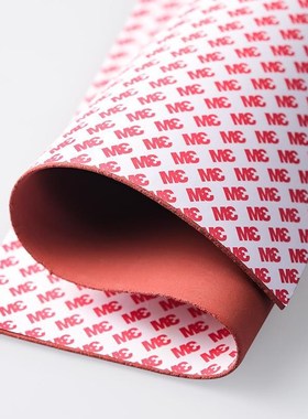 自粘硅胶发泡垫背胶硅胶发泡板耐高温红色海绵板自粘式Z密封垫片*