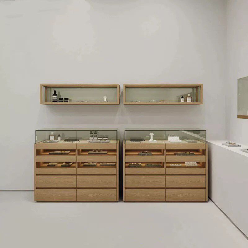 日韩陈列柜饰品展示柜珠宝柜精品首饰展柜玻璃R多层采购简易柜台