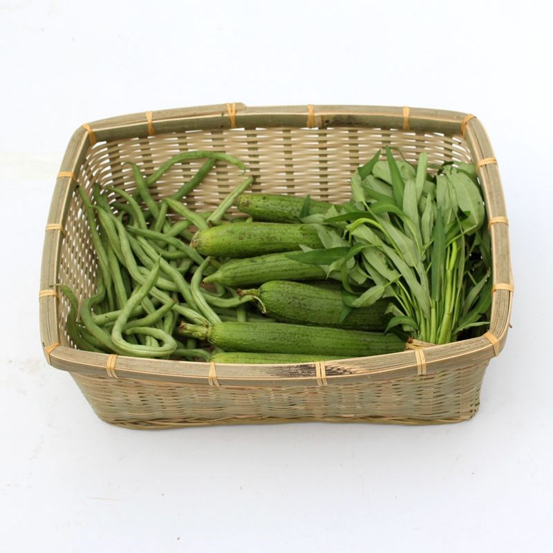 竹编制品收纳筐手工箩筐商用y竹篮长方形竹篓竹筐竹子长方形竹蓝