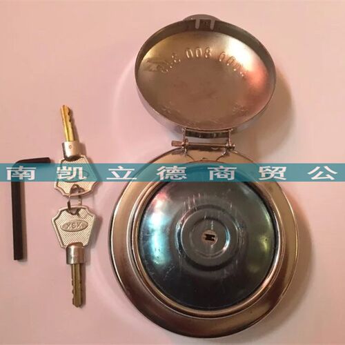 适配陕汽德龙F3000防盗油箱盖锁X3000德龙M300U0货车油箱防盗锁