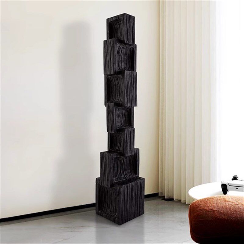 样板间玄关抽象木雕落地摆件民宿酒店实木碳化雕塑艺术品软装摆设,家居饰品,落地摆件,淘宝优惠券,粉丝福利购,淘宝优惠卷