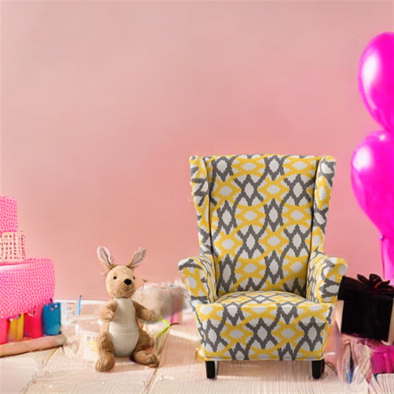 四季款宜斯佳蒙儿童老虎凳单人沙发套家用扶N手椅套高背单人沙发